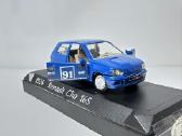 Renault Clio 16 S #91 mėlyna 1:43 Solido - nuotraukos Nr. 3