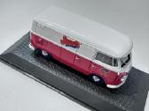Volkswagen T1b Transporter 1957 balta-raudona 1:43 - nuotraukos Nr. 6
