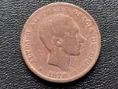 10 centimų 1878m. Ispanija - nuotraukos Nr. 2