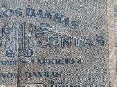 1922 metų 1 centas A serija - nuotraukos Nr. 3