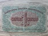 1922 metų 1 centas A serija - nuotraukos Nr. 2