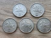 1925 metų 5 litai Tulpės Linai Sidabras Ag - nuotraukos Nr. 4