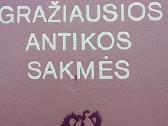 Gražiausios Antikos sakmės (3 dalis)