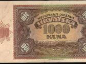 Kroatija 1000 kuna 1941 P4 - nuotraukos Nr. 2