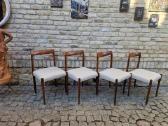 Vintažinės mid century tikmedžio kėdės Lübke