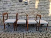 Vintažinės mid century tikmedžio kėdės Lübke - nuotraukos Nr. 2