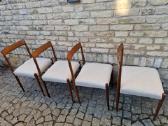 Vintažinės mid century tikmedžio kėdės Lübke - nuotraukos Nr. 3