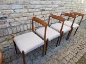Vintažinės mid century tikmedžio kėdės Lübke - nuotraukos Nr. 5