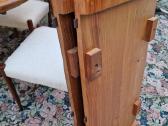 Vintažinis mid century tikmedžio valgomojo stalas - nuotraukos Nr. 29