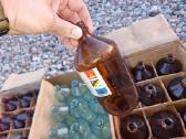 Sovietiniai laboratoriniai stiklo buteliai 1l - nuotraukos Nr. 7