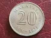 20 senų 1977m. Malaizija - nuotraukos Nr. 2