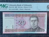 2007m 20litų Pmg 67, pirmoji serija