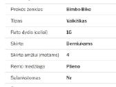 Vaikiški dviračiai - nuotraukos Nr. 8