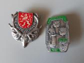 Medžioklės temat. ženkleliai