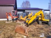 Mini ekskavatoriaus ir mini krautuvo Bobcat nuoma - nuotraukos Nr. 6