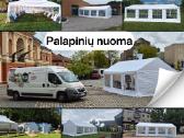 Palapinių nuoma Šviečiančių raidžių nuoma