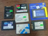 Diskai SSD M2 ir HDD 128-4tb