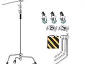 Profesionalus C-stand stovas su ratukais