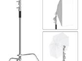 Profesionalus C-stand stovas su ratukais - nuotraukos Nr. 2