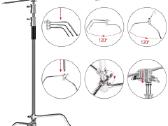 Profesionalus C-stand stovas su ratukais - nuotraukos Nr. 6