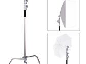 Profesionalus C-stand stovas su ratukais - nuotraukos Nr. 9