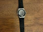 Swatch laikrodis odiniu dirželiu