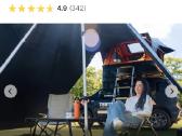 Akcija-stogo palapinė bagažinė Tentbox Lite - nuotraukos Nr. 9