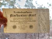 500 mark 1922 Veimaro respublika