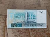 100 cruzados 1980 Braziljia unc - nuotraukos Nr. 2