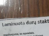 Naujos vidaus durys su stakta - nuotraukos Nr. 2