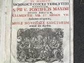 Sena religinė knyga „Missale Romanum“ 1774 m.