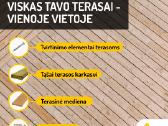 Švediškos Terasinės lentos nuo 11,90 e/m2 - nuotraukos Nr. 2