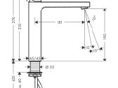 Praustuvo maišytuvas Hansgrohe - nuotraukos Nr. 5