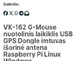 Oem GPS Navigacijos Modulis Vk-162 Su Usb - nuotraukos Nr. 7