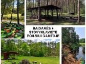 Poilsiavietė - Stovyklavietė šalia upės ir ežero
