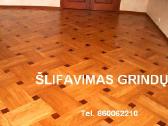 Parketo,medinių grindų šlifavimas ir lakavimas