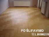 Parketo,medinių grindų šlifavimas ir lakavimas - nuotraukos Nr. 12