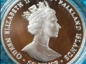Moneta Falkland islands 2002m. 50 pensu, sidabras - nuotraukos Nr. 2