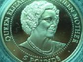 Moneta Guernsey 1999m. 5 svarai, sidabras(.925)
