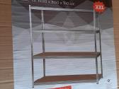 Sandėliavimo lentynos 180x160x60 cm 1000 kg.