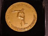 Medalis dėžutėje Ltsr čempionas. 1961