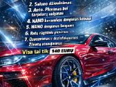 Automobilių cheminis salono valymas Kaune Nuo 40€