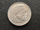 5 markes F 1935m. Vokietija sidabras 900
