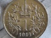 1 krona Austria 1914m. Sidabras 835. - nuotraukos Nr. 3