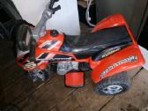 Elektrinis vaikiškas motociklas akumuliatorinis