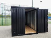 Surenkamas sandėliavimo konteineris 4x2 Ral 9005 - nuotraukos Nr. 3