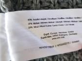 Megztinis pilkas su vilna ir mochera moteriškas - nuotraukos Nr. 5