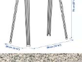 Ikea 2 metrų ilgio rašomasis (darbo) stalas - nuotraukos Nr. 4