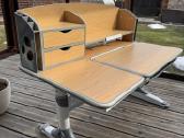 Ergonomiškas rašomasis stalas istudy E120, ąžuolo - nuotraukos Nr. 6