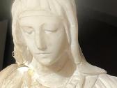 Antikvarinė Pieta skulptūrėlė pagal Mikelandželą - nuotraukos Nr. 5